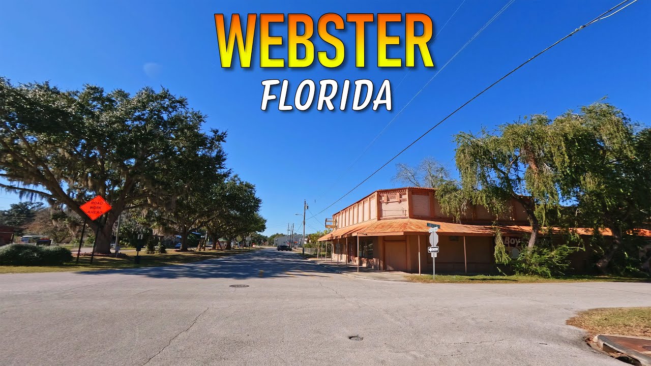Webster Florida Driving Through