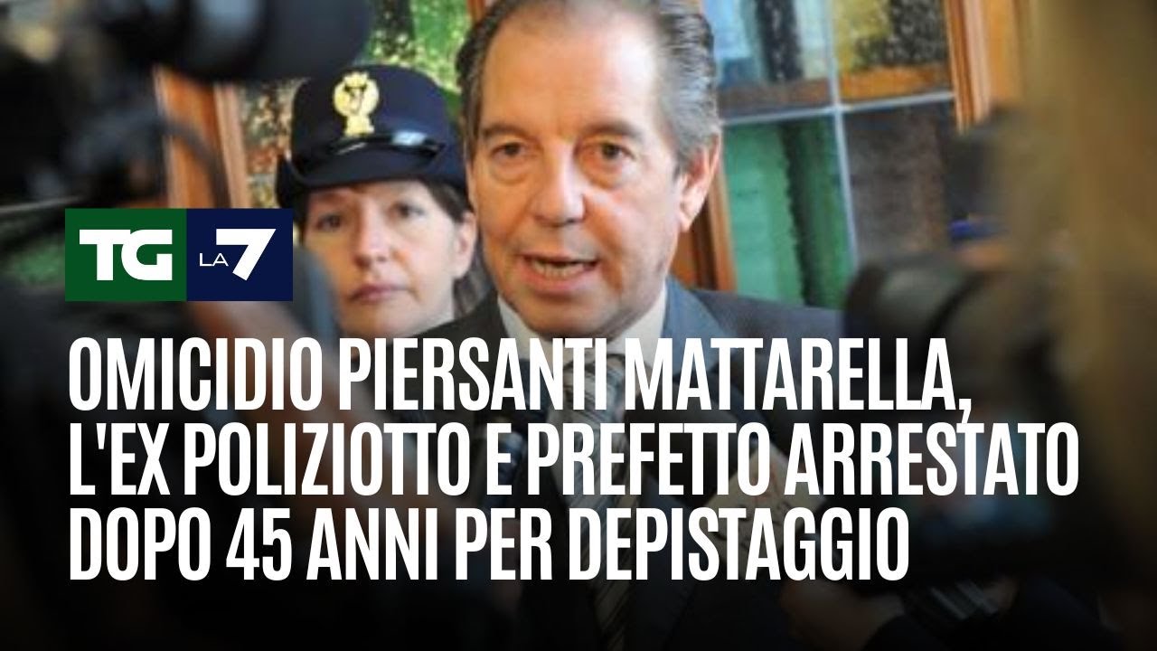 Omicidio Piersanti Mattarella, l'ex poliziotto e prefetto Piritore arrestato dopo 45 anni