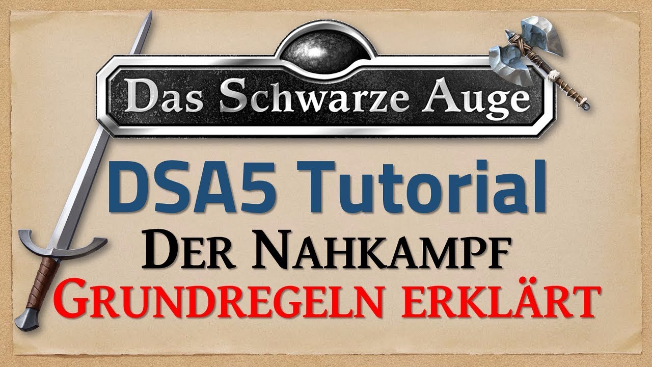 DSA 5 Nahkampf Regeln | Kampftutorial | Grundregeln Einsteiger Das Schwarze Auge