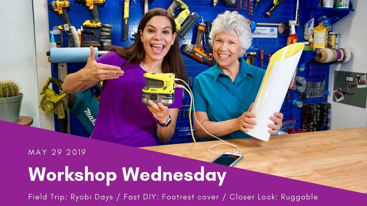 Power Your Lamp with this Portable Battery // Workshop Wednesday Show