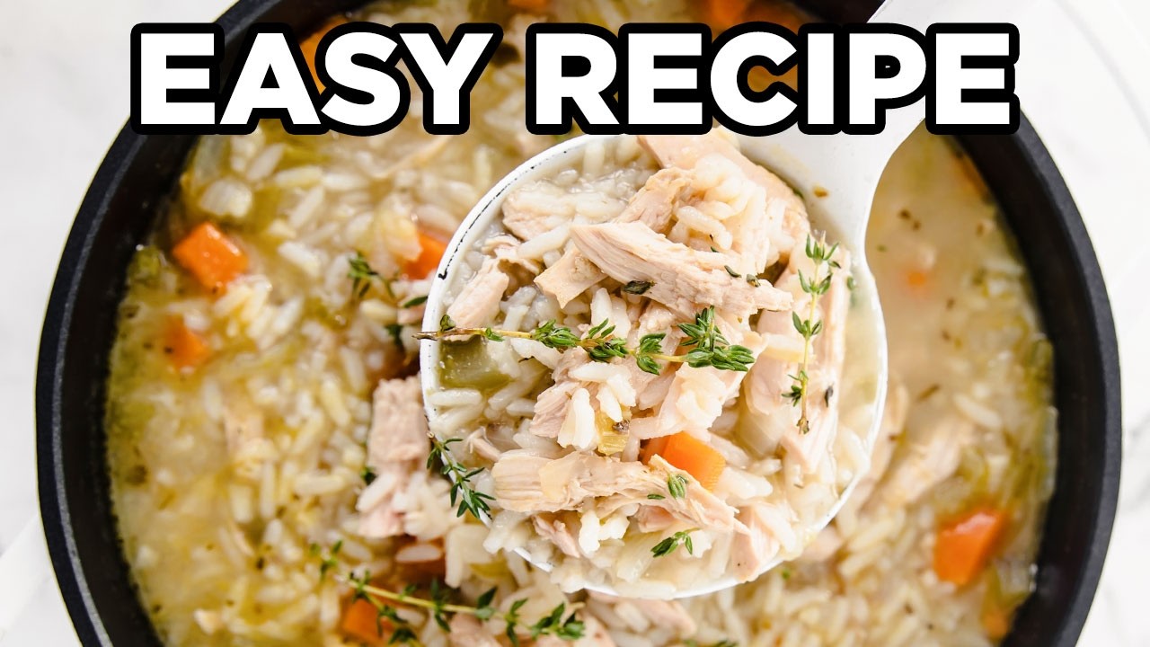 This Slow Cooker Chicken & Rice Soup is Healthy Comfort Food Made Easy