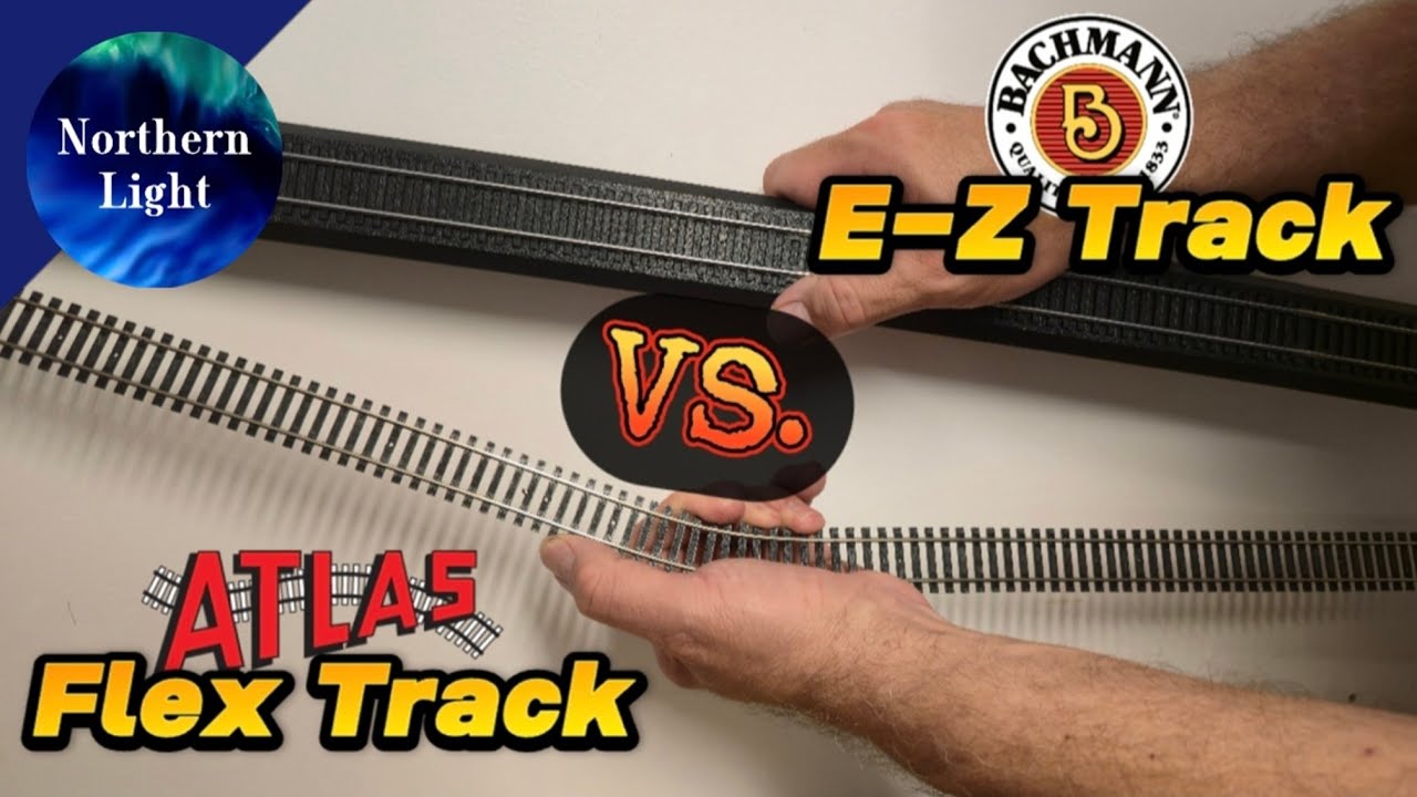 Atlas Flex Track или Bachmann E-Z Track? Что использовать для моделирования железных дорог?