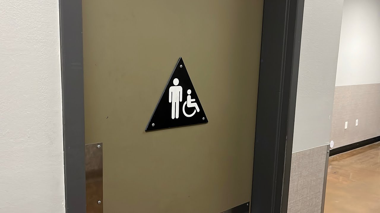Walmart Back Area Men’s Restroom (Door was replaced)