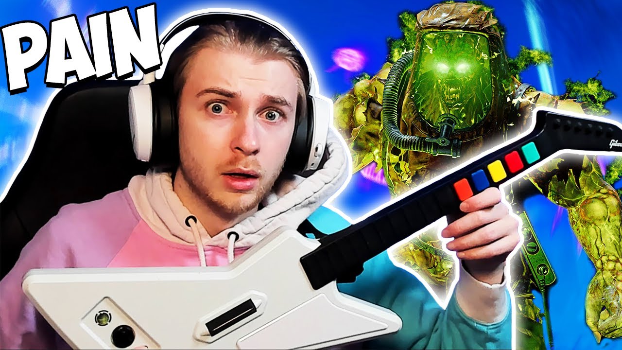 Playing Zombies with a Guitar Hero Controller... (Cold War Zombies)