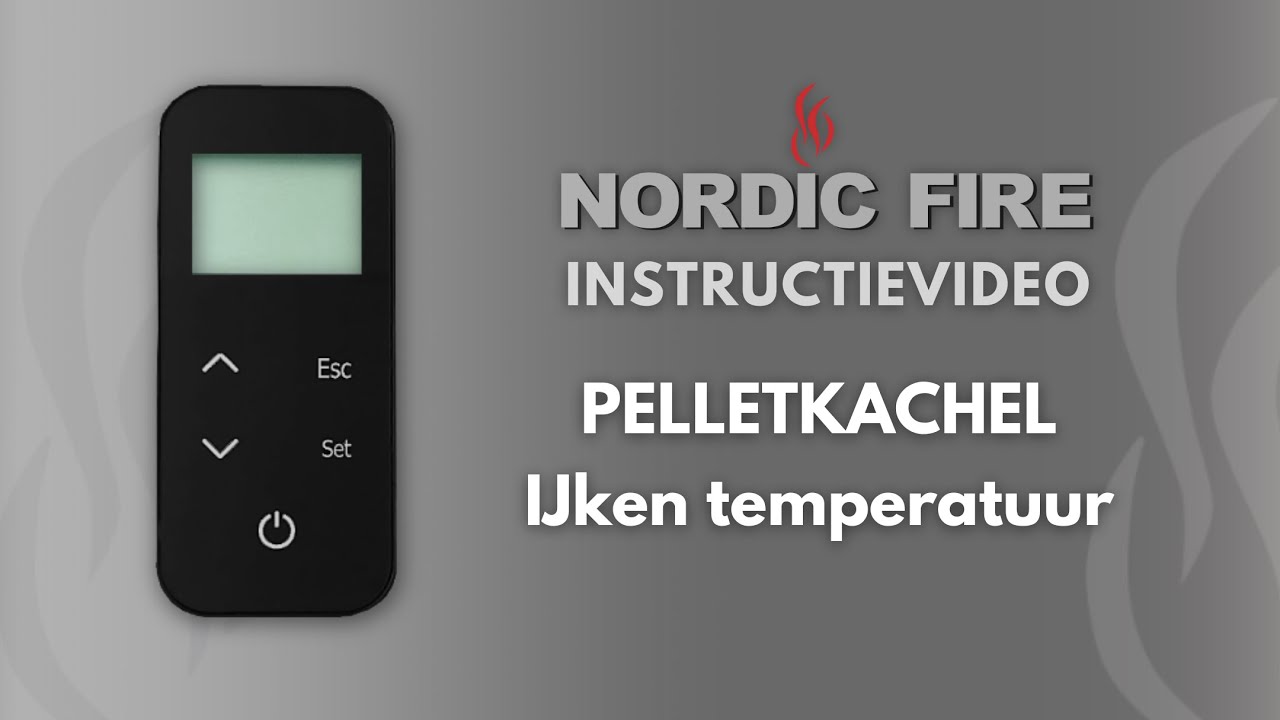 IJken temperatuur | Nordic Fire Pelletkachel Instructievideo