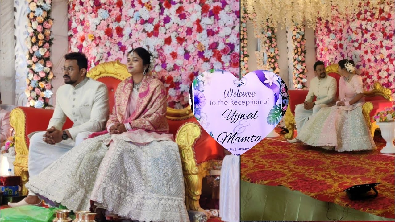 Ujjwal Weds Mamta 💒💍| 1st Wedding Anniversary | Reception Party Vlog
