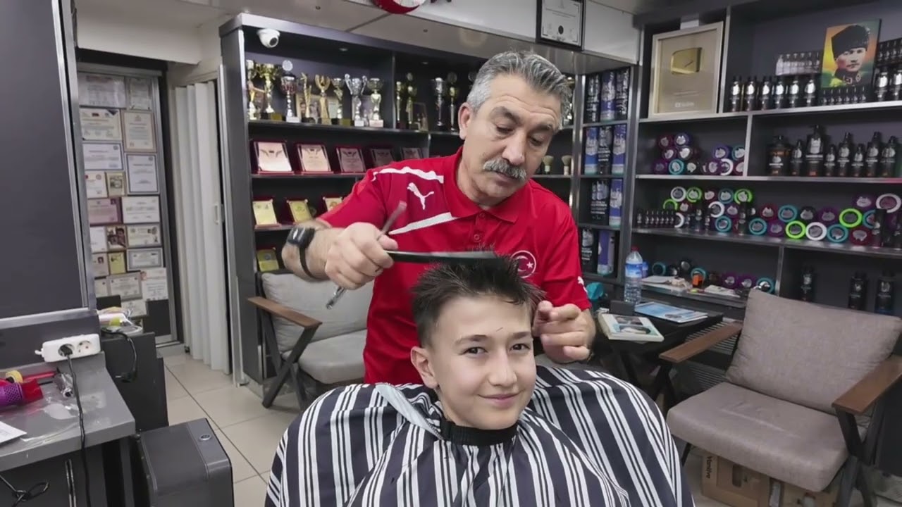 ASMR Haircut and Head Massage for My Little Fan, This Video Only Place for Deep Sleep and Relaxing 