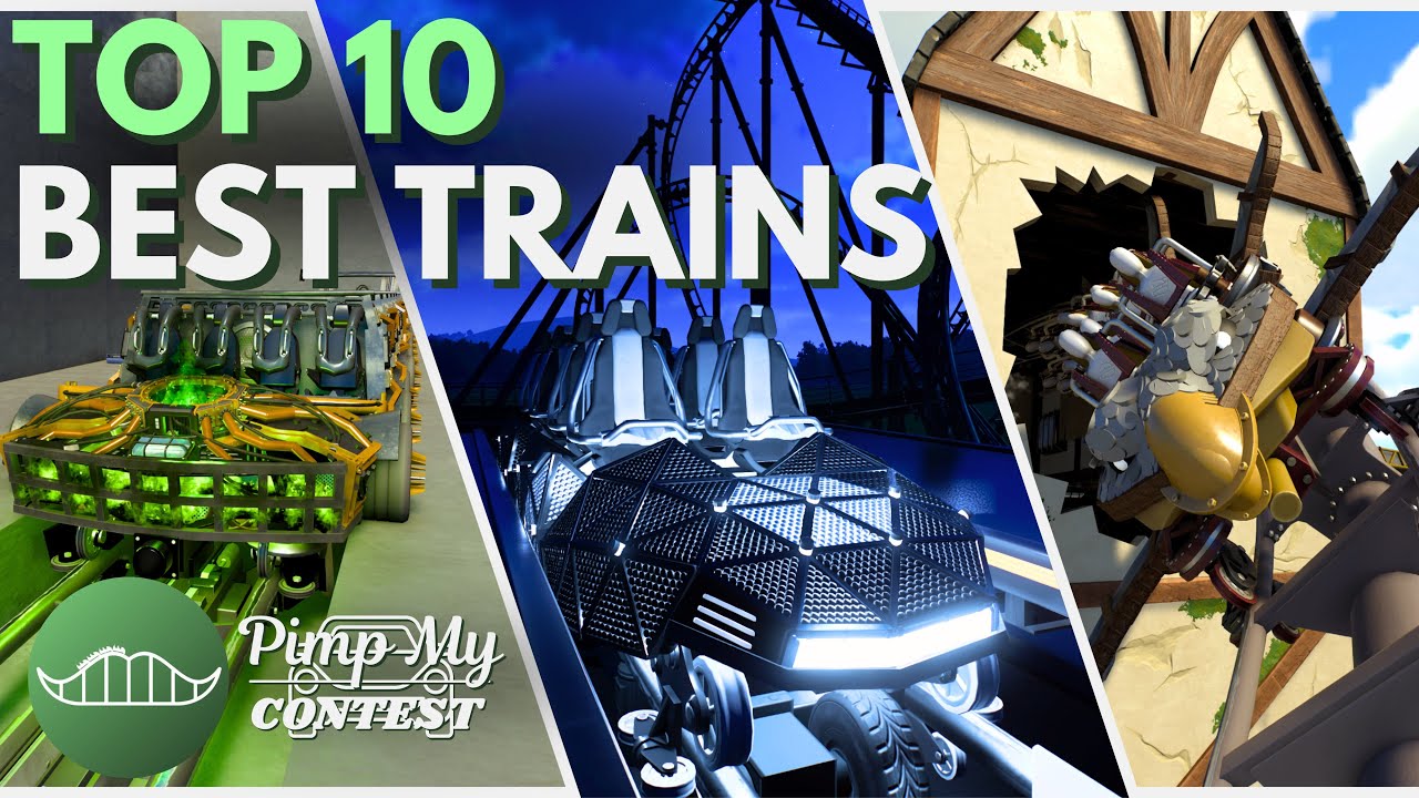 TOP 10 BEST TRAINS & VEHICLES | Planet Coaster 2