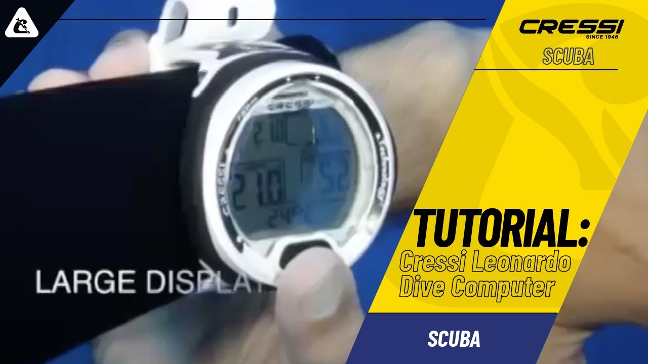Dive Computer Tutorial: Cressi Leonardo