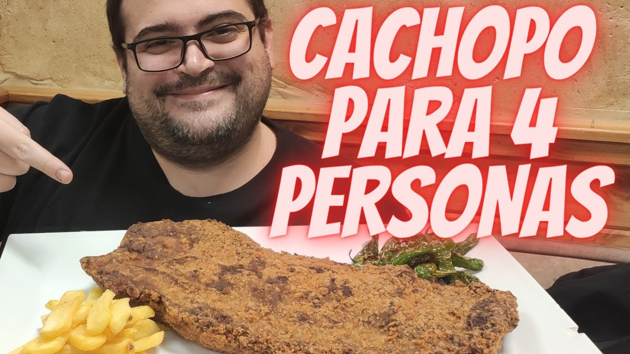 ¡¡ un CACHOPO de 1 KILO !! 😳 para 4 PERSONAS en el RESTAURANTE ARTURO'S