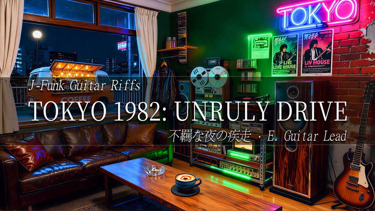 🎸⚡️📻 J-Rock Funk | TOKYO 1982 🌃 不羈な夜の疾走 · ネオン街