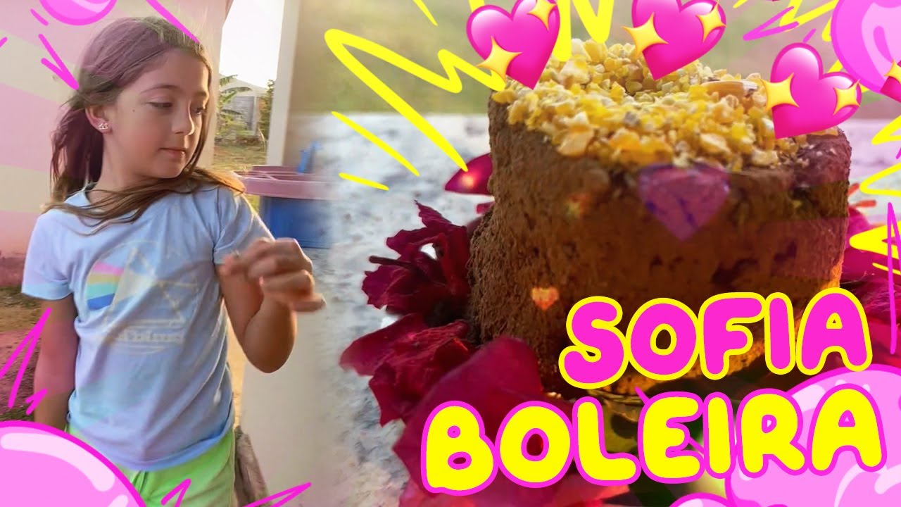Sofia fez um BOLO DE MENTIRINHA