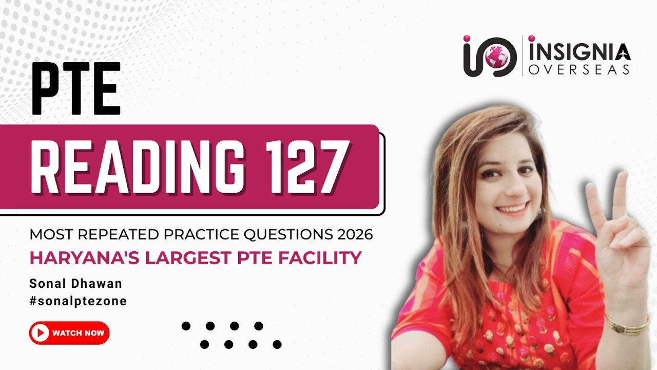 PTE READING MOCK TEST ｜PTE FULL MOCK TEST  |  PTE READING ｜PTE PRACTICE QUESTIONS #insigniaoverseas