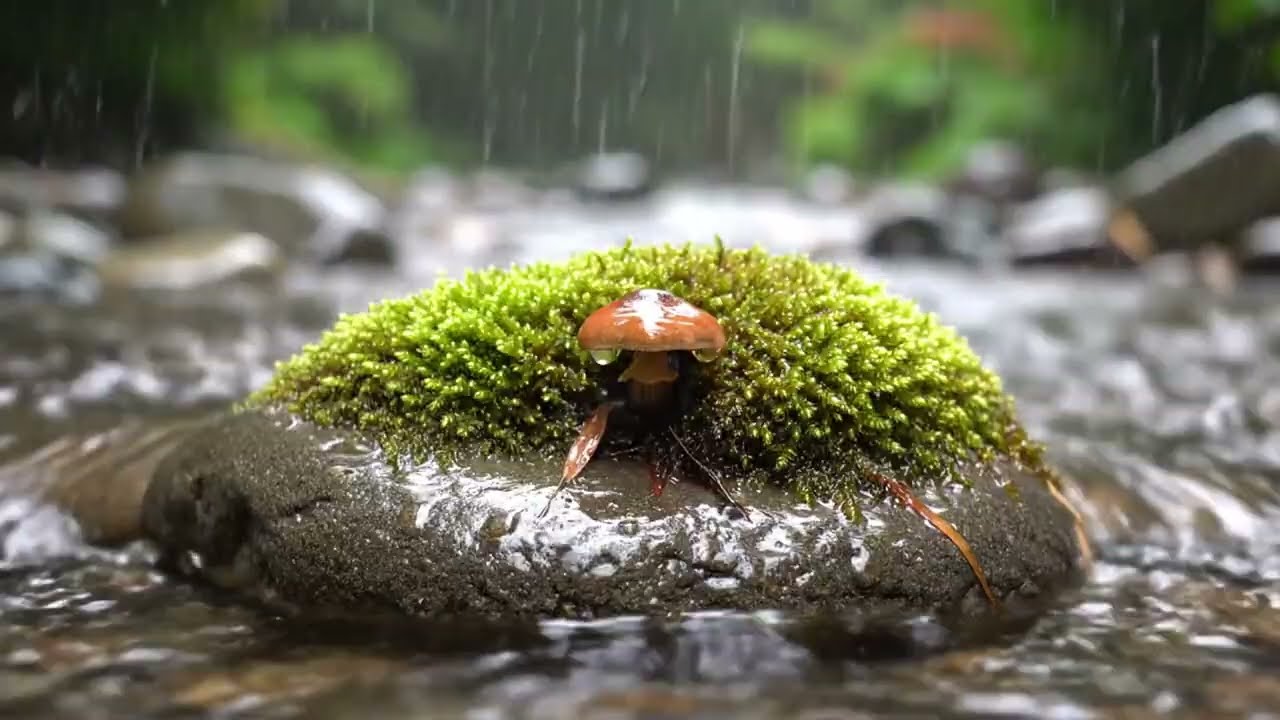 10 Hour | Spiritual Rain Meditation | Insomnia | Study | Focus | Spa | Calming Background Ambience