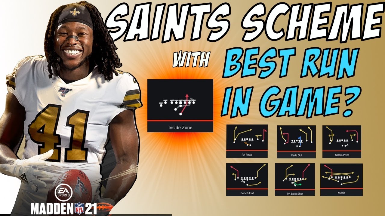 Madden 21 Saints Offensive Scheme | Best Run in Game? | Mini Scheme