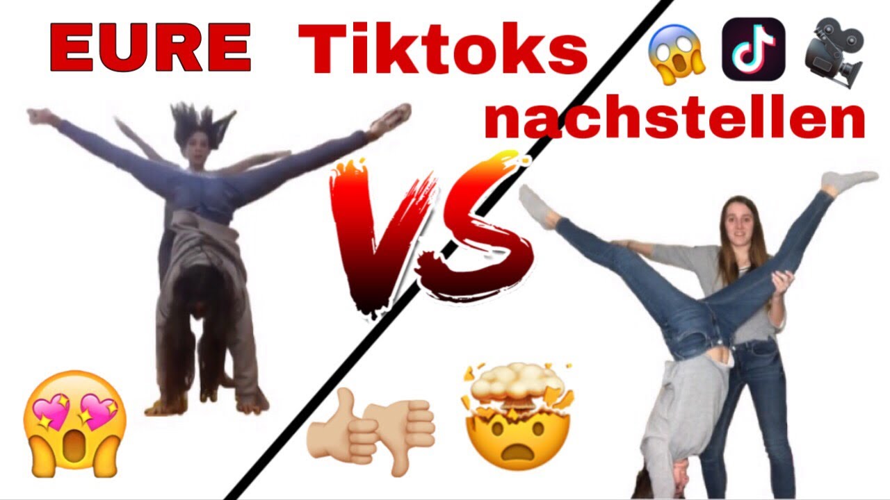 Wir stellen EURE Tiktoks nach 😍 | lesotwins 👯‍♀️