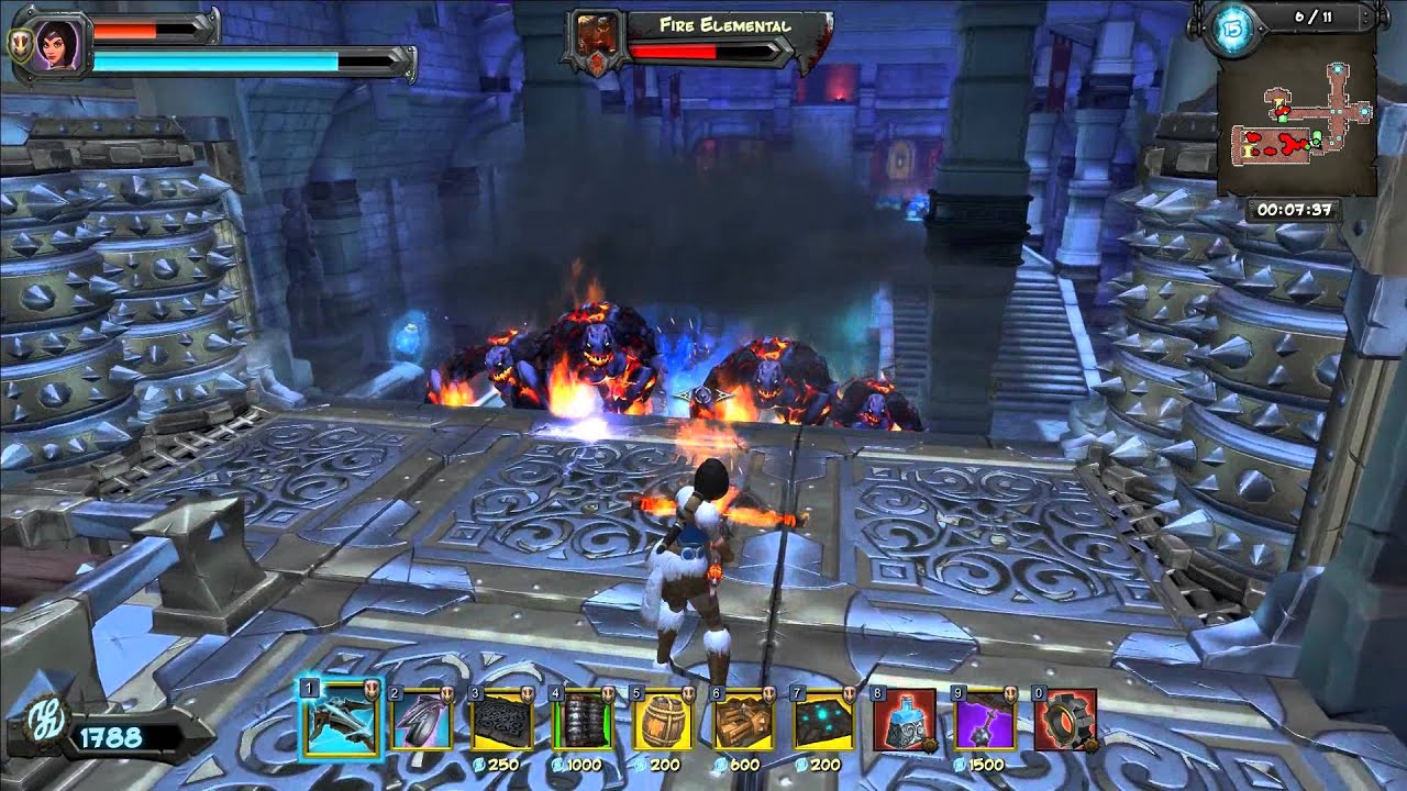 Orcs Must Die 2 - Nightmare 5 Skull - The West Wing - Fire And Water DLC