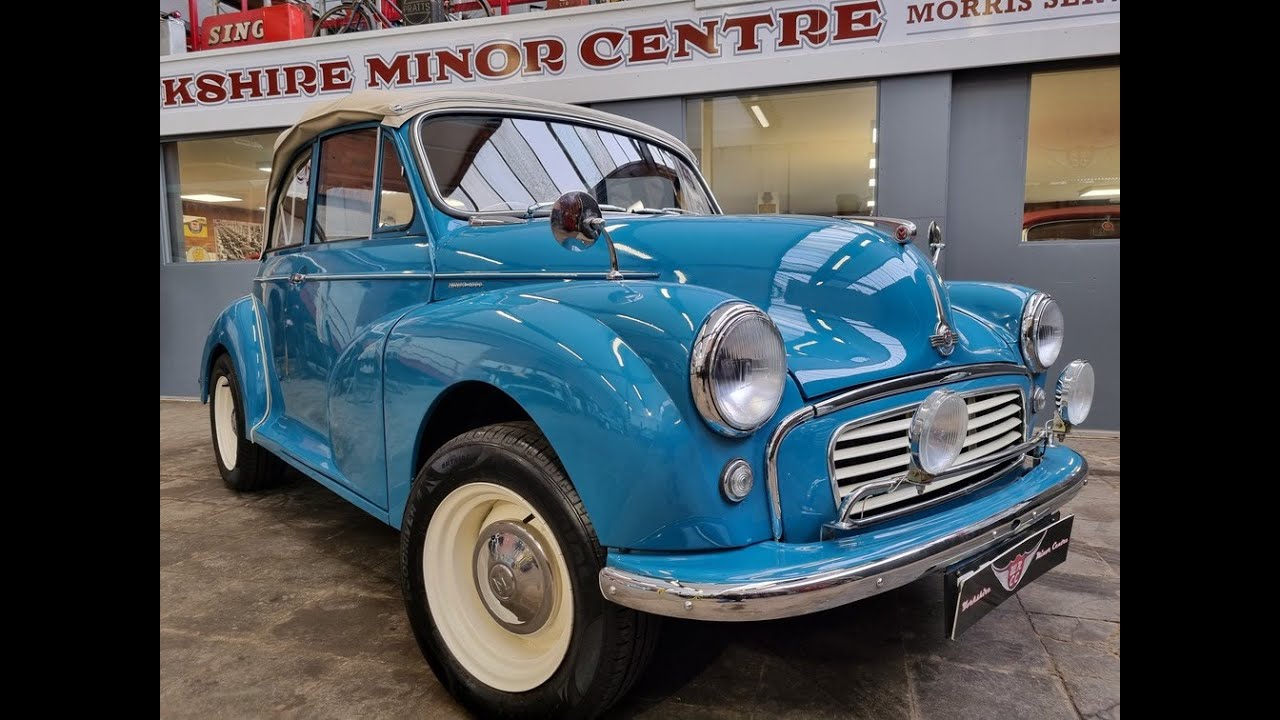 Super unique 1958 Morris Minor convertible new in @wrccmorrisminorcentremorri6506 looks for new home
