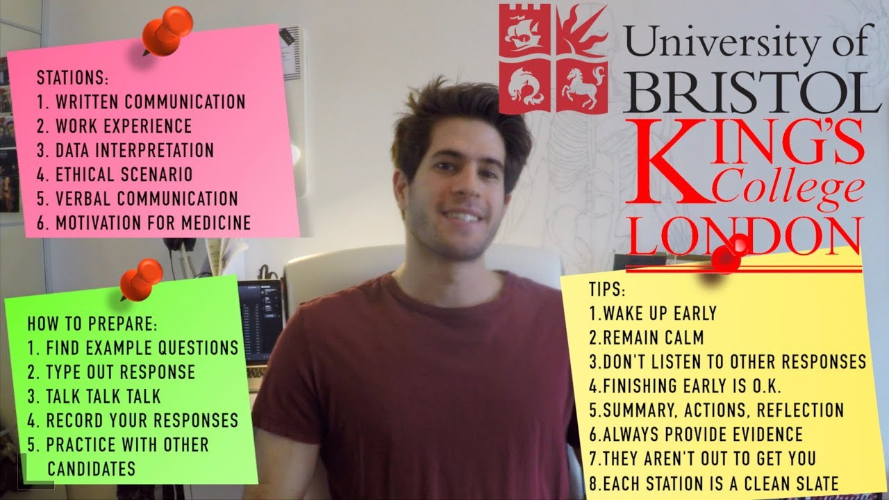 MEDICAL SCHOOL MMI INTERVIEWS: KING'S COLLEGE LONDON & BRISTOL | KharmaMedic