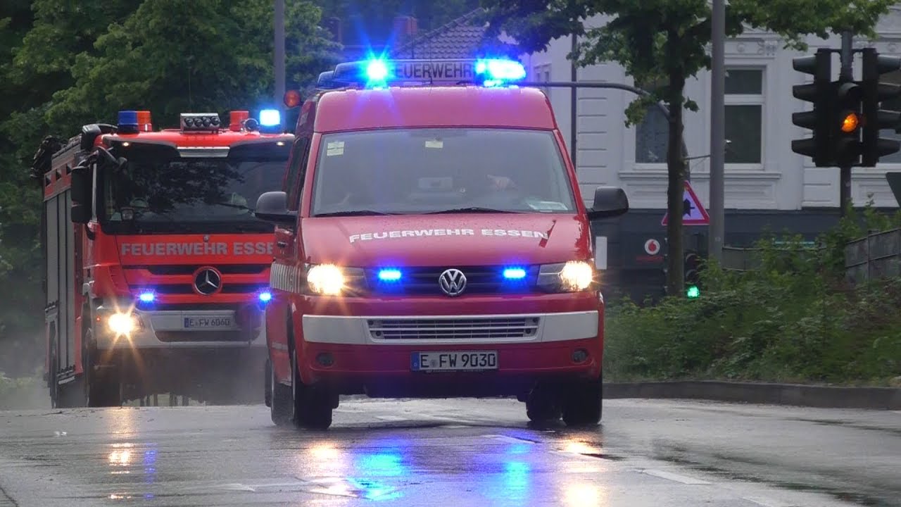 [Schweres Unwetter] Einsatzfahrten zu Sturmeinsätzen in Gladbeck - Überörtliche Hilfeleistung