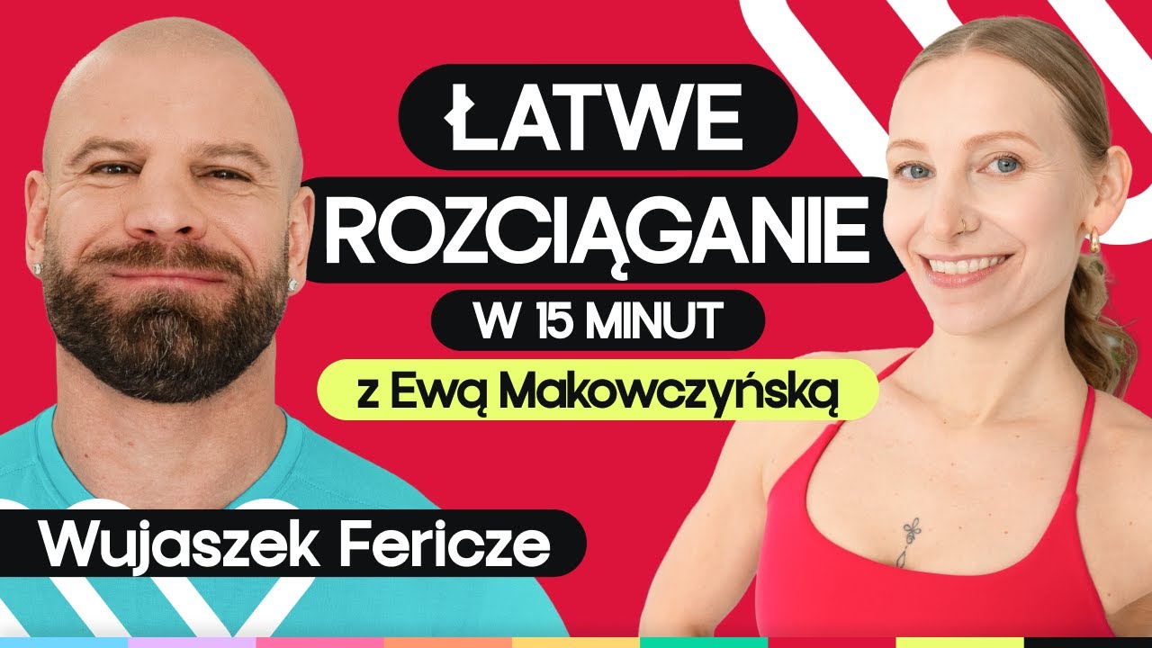 Rozciąganie dla początkujących 15 MINUT - łatwy stretching w domu | Well be Fitness