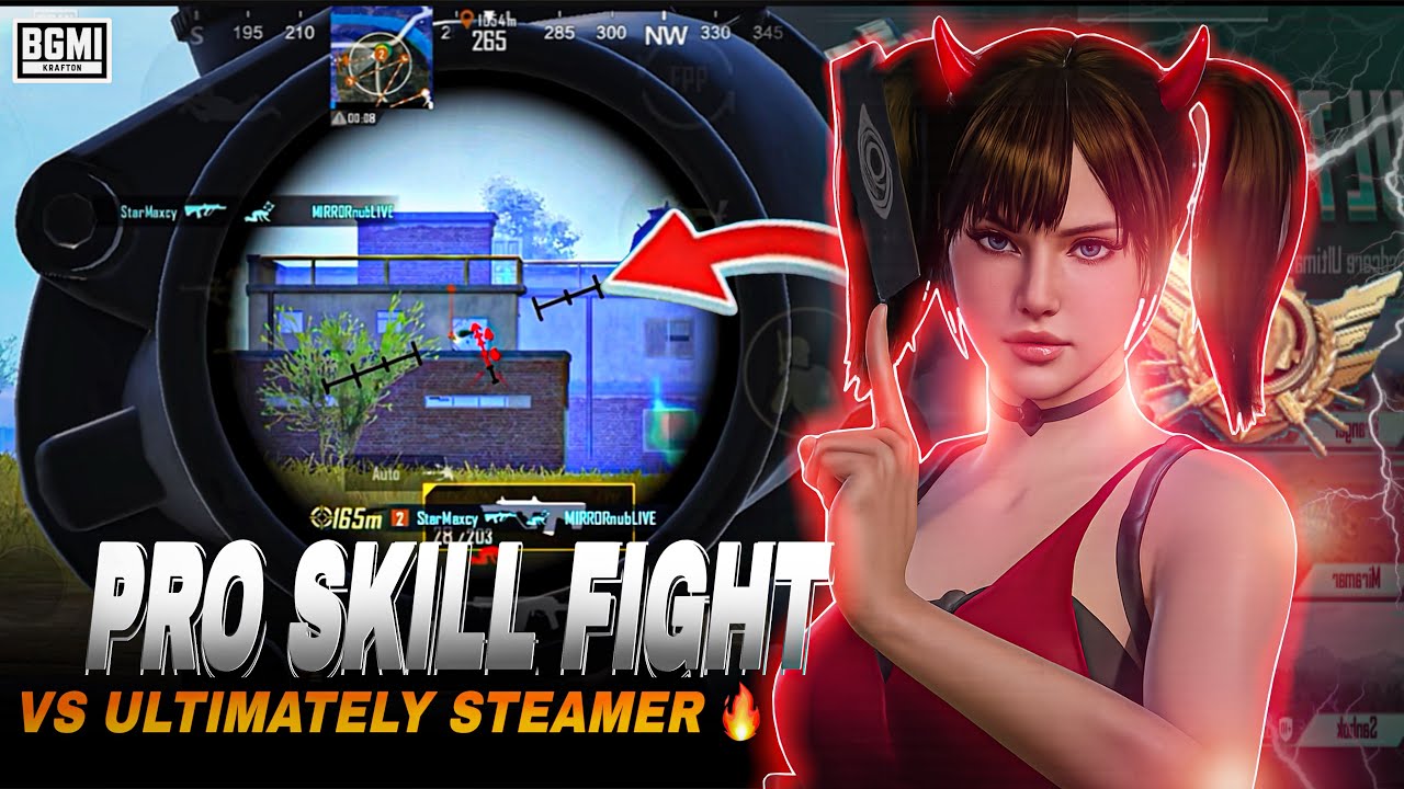 PRO Skill Fight 🗿| STAR MAXCY 🆚 Ultimate STMERE | BGMI ] 