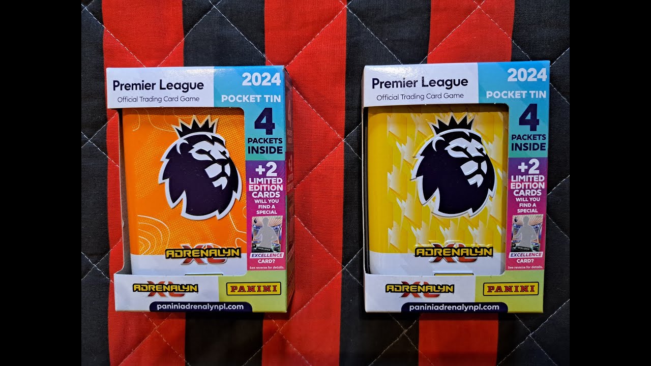 HIT!!! NOWOŚĆ!!! PANINI PREMIER LEAGUE 2024 - OTWIERAMY Z MARTĄ DWIE MAŁE PUSZKI - JEST MEGA TRAF!!!
