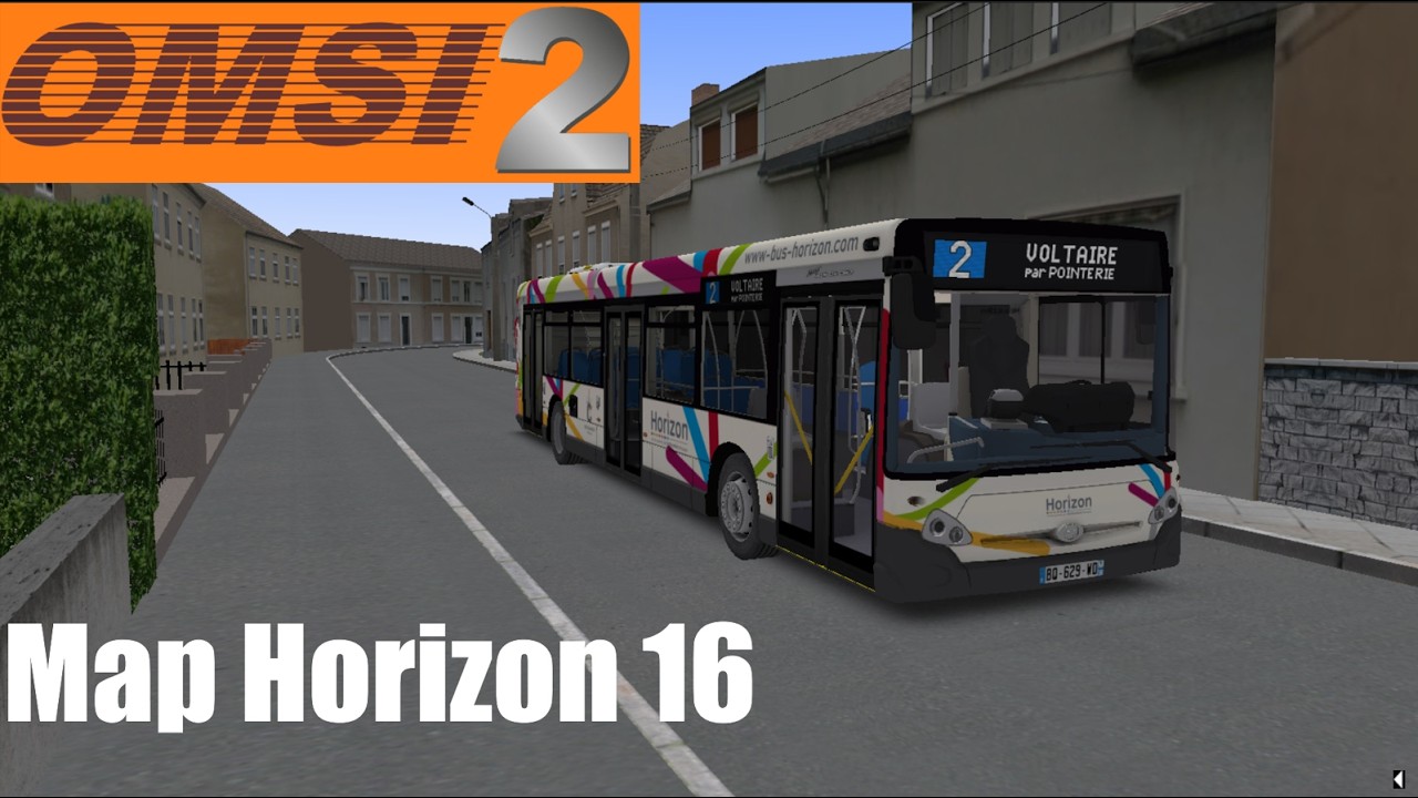 Let's play [OMSI2] Ligne 2, Map Horizon 16, Heuliez GX327