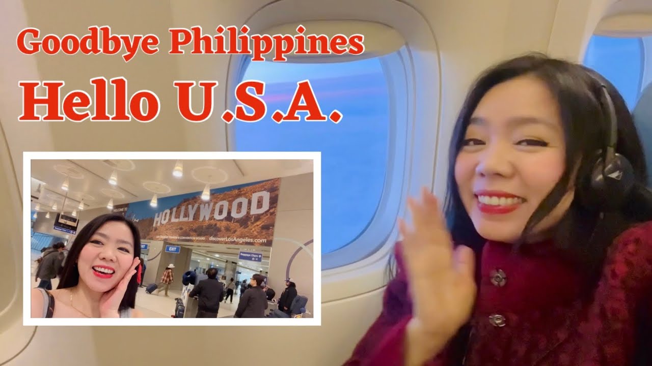 GOODBYE PHILIPPINES, HELLO USA.
