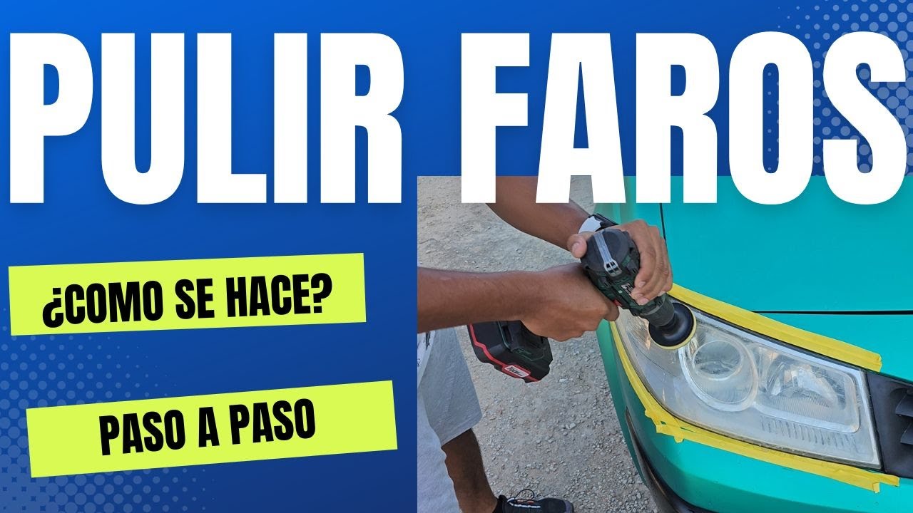 Como Pulir los faros del coche. Probando producto de Amazon !!!