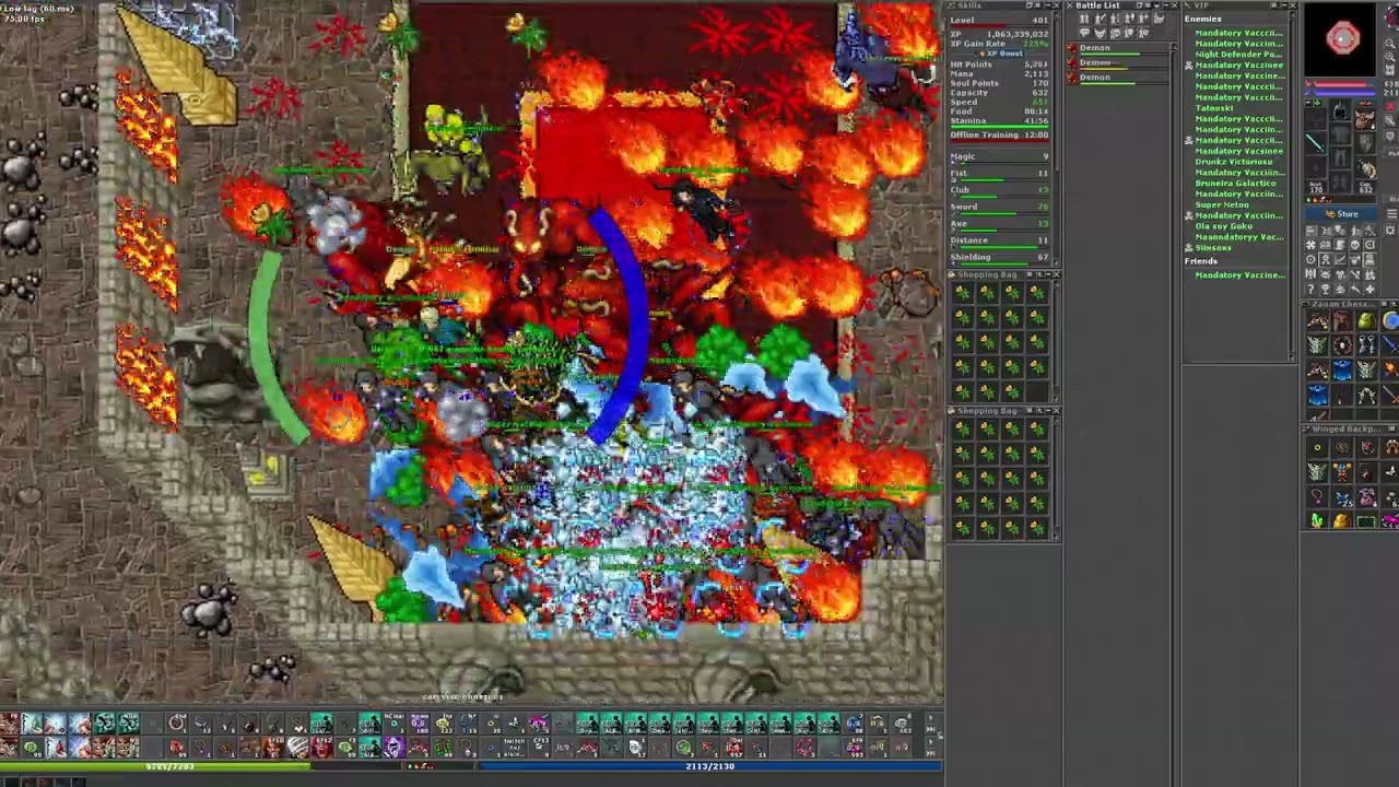 TIBIA GRAVITERA | FERUMBRAS WIN AND WAR WIN | EASY SERVER
