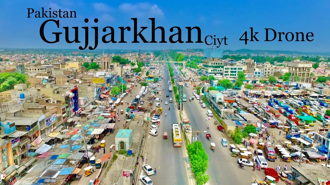 Pakistan Gujarkhan city drone 4K video | The Heaven Land | 2020