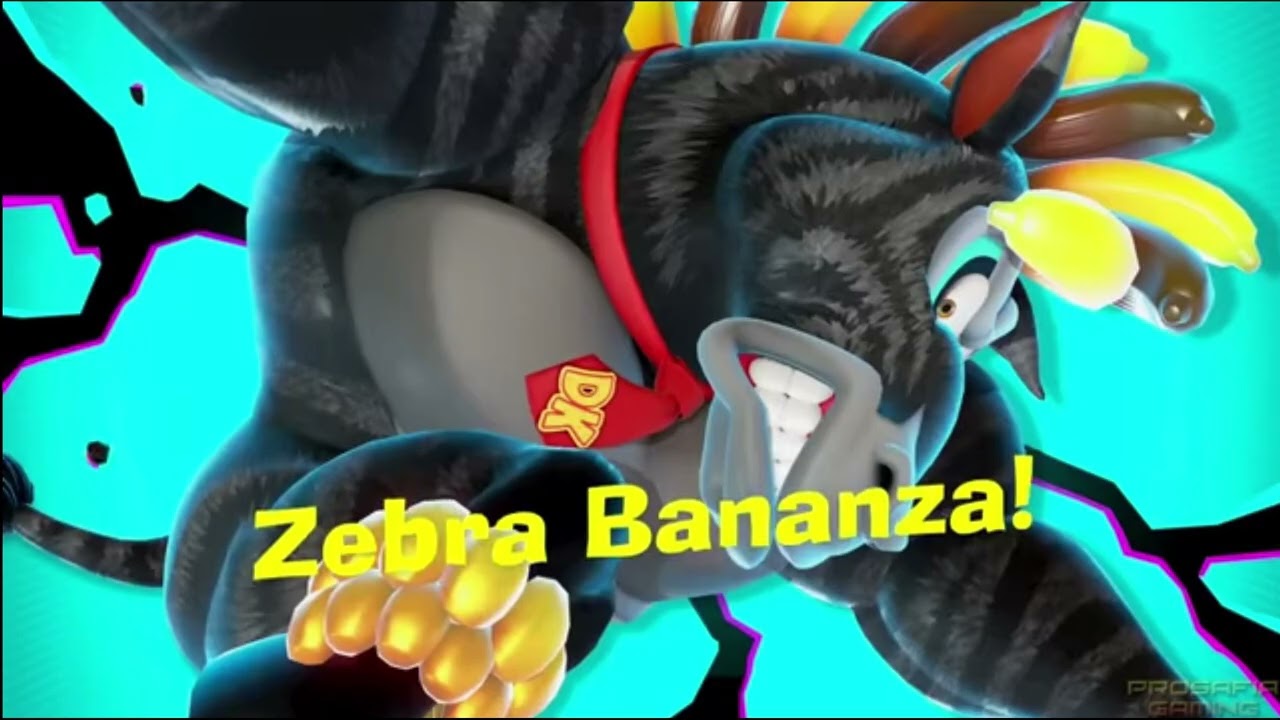 Zebra Bananza (1 Hour Loop SMOOTH) Donkey Kong Bananza