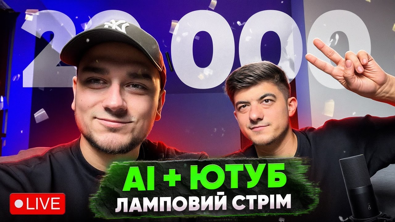 VEO 3 Ai – революція, яка змінить світ! Стрім на 20к підисників + розіграш монетних каналів!