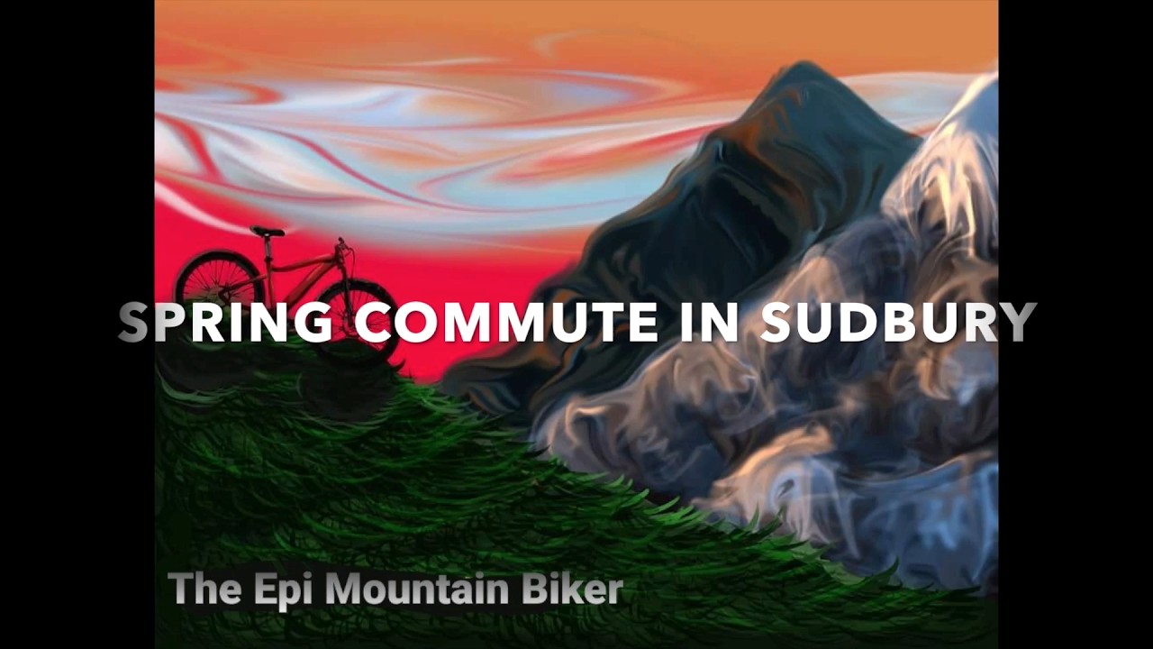 Spring Thaw Bike Ride Chaos | Flooded Sidewalks, Ice & Splashing Cars