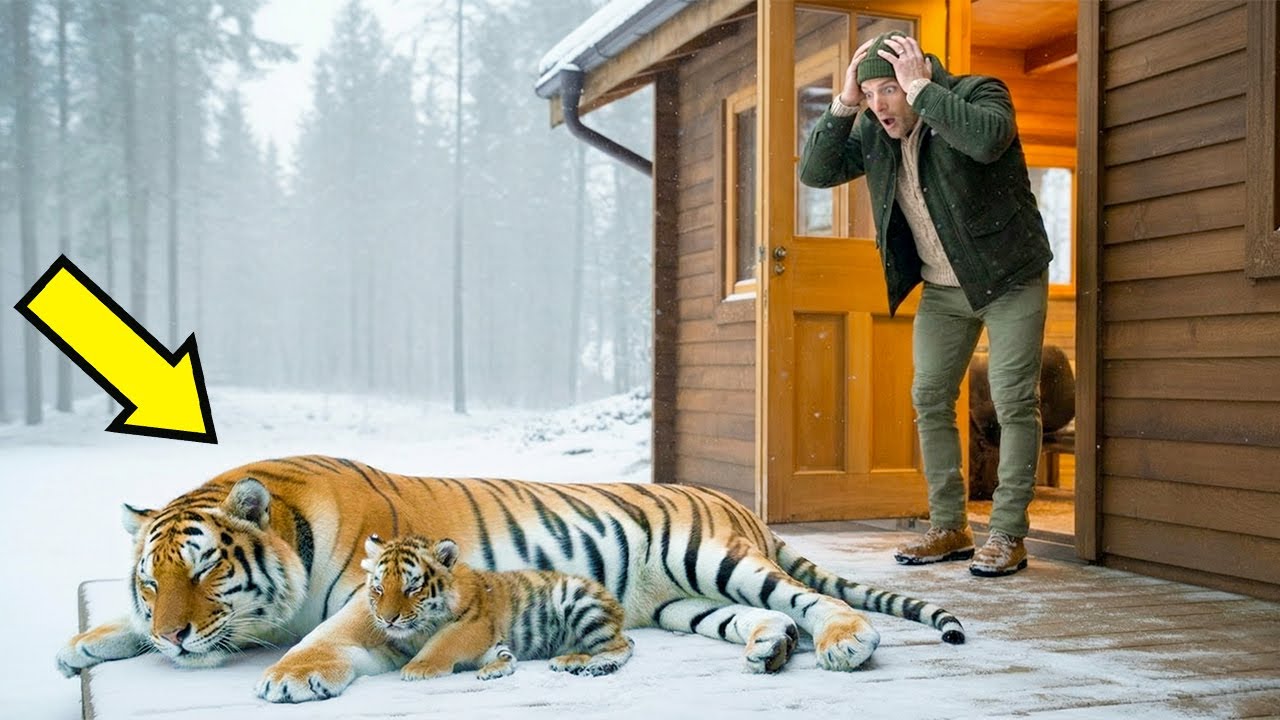 Ha Salvato una Tigre Siberiana Congelata e il suo Cucciolo – Giorni Dopo è Successo l’INCREDIBILE