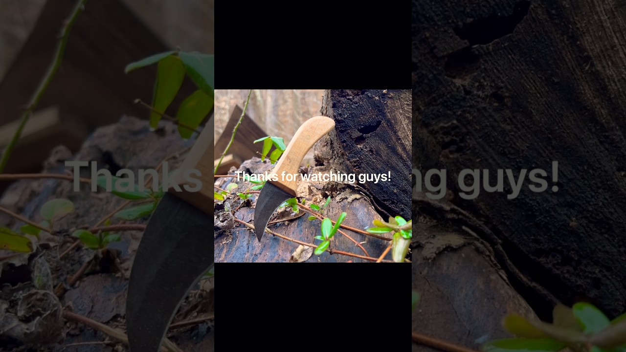 From Saw Blade to Knife Pt. 4 / My First Build-Along! #diy #knife #knifemaking #fyp
