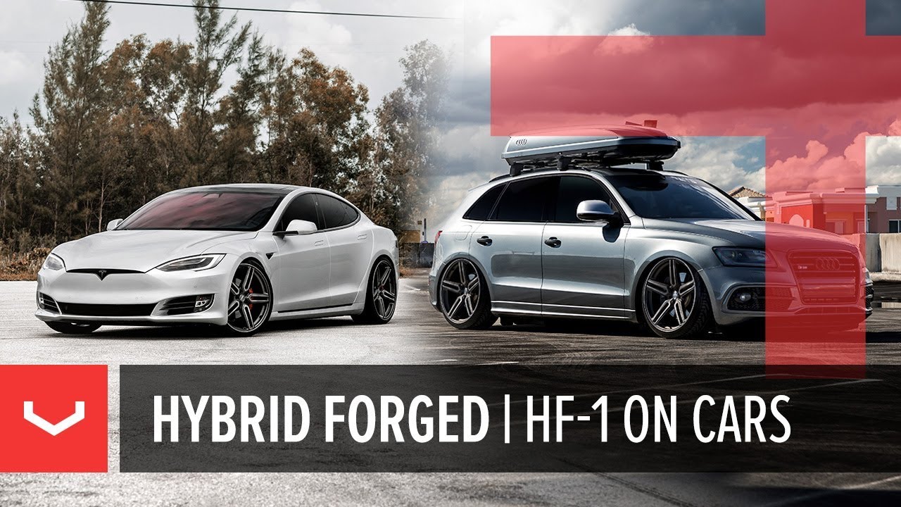 Vossen Hybrid Forged HF-1 | Car Mash-up | Tesla Model S / Audi SQ5 / Lexus RX / S63 / Hellcat