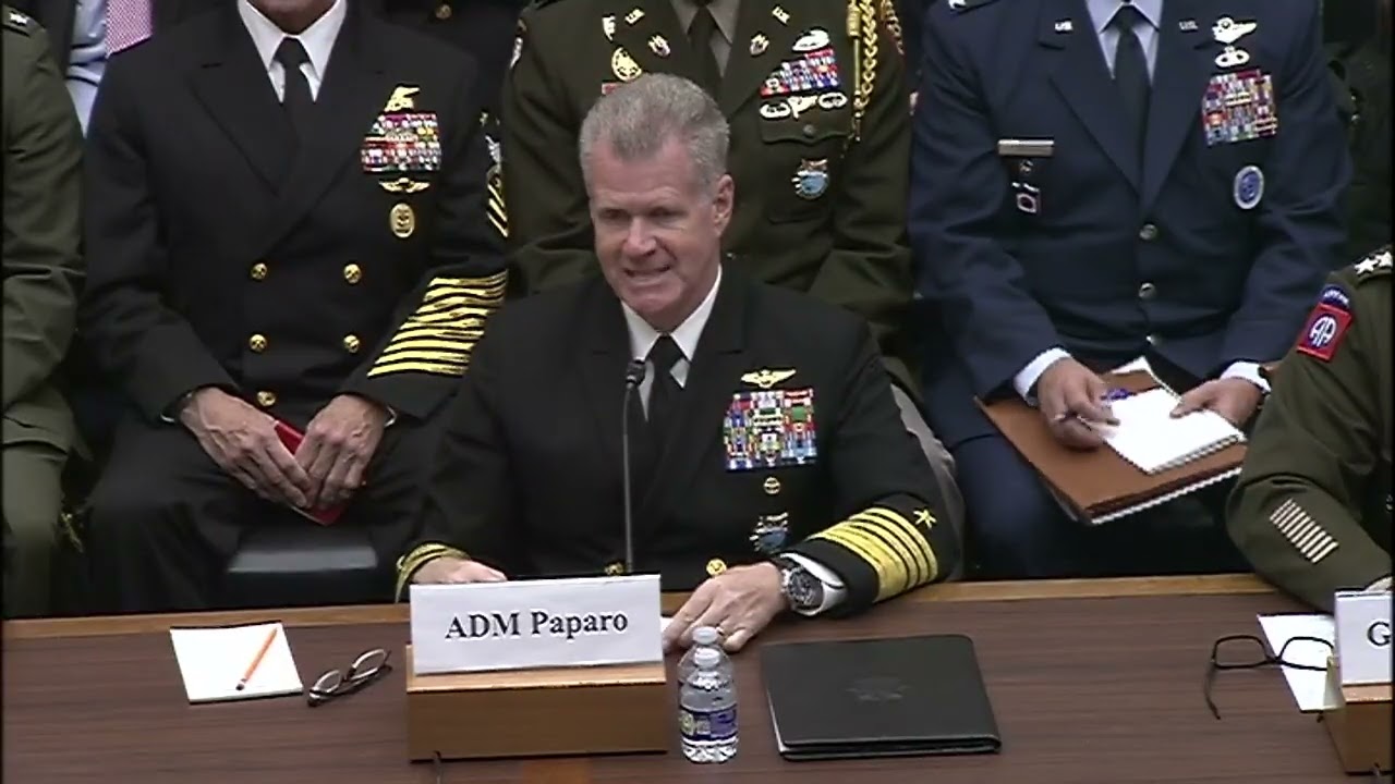 Ranking Member Smith Asks INDOPACOM Commander What Capabilities Are Needed
