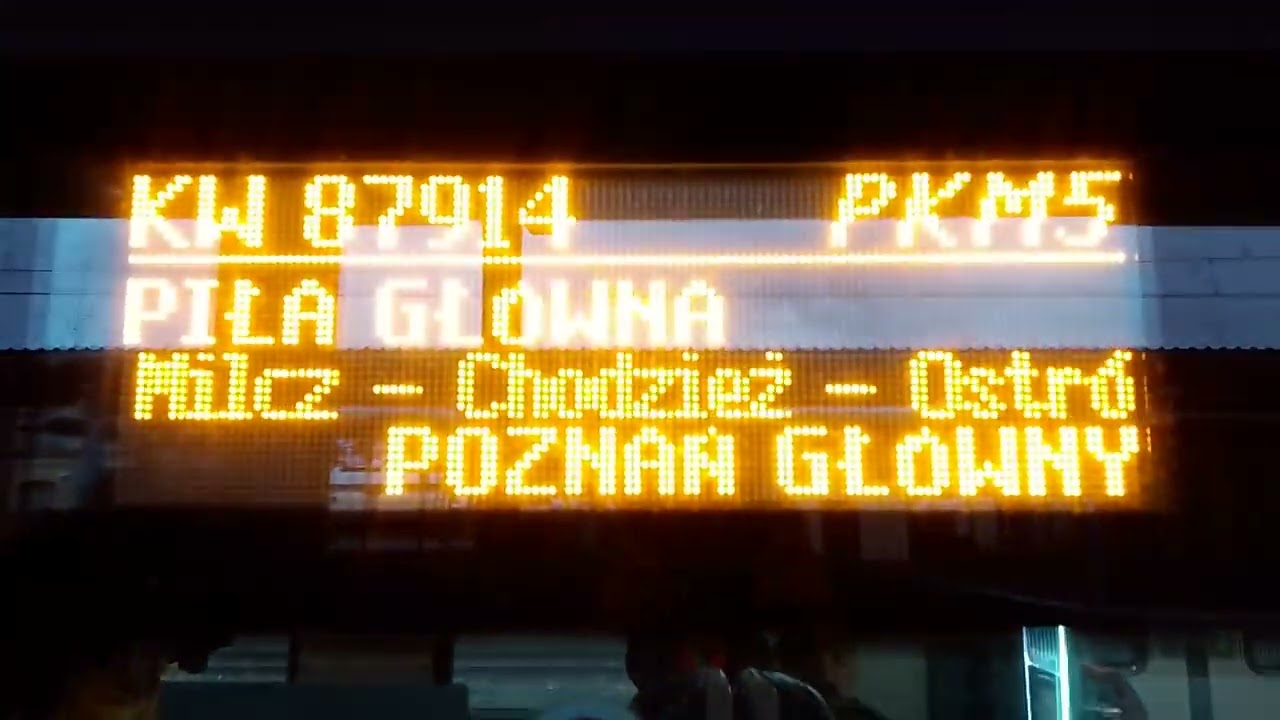 Popołudnie pociągi na stacji Piła Główna 02.02.2025r.