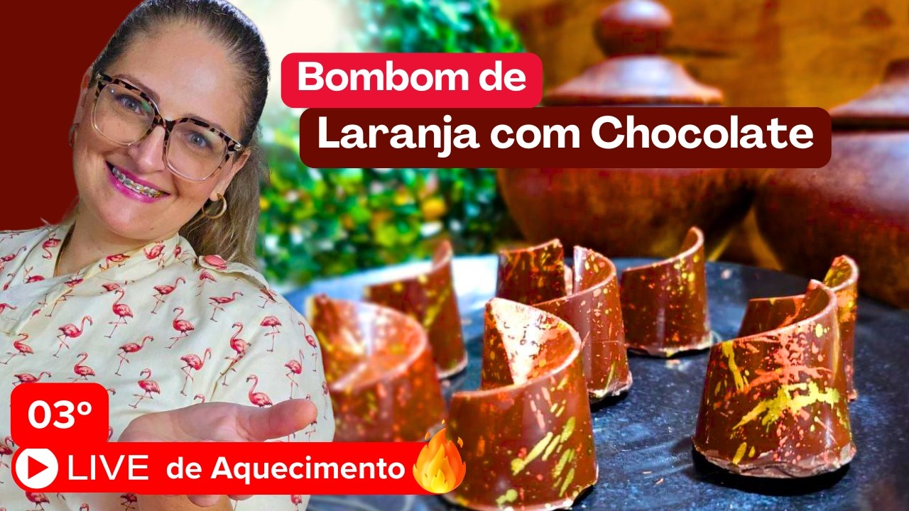 LIVE 03 | Bombom de Laranja Cremoso – Um Doce Rustico e Sofisticado