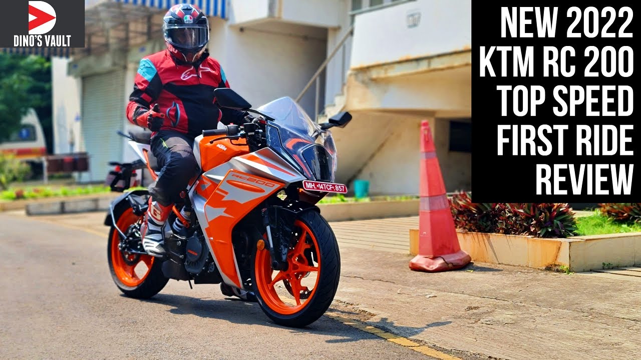 2022 KTM RC 200 Top Speed First Ride Review Unscripted Honest Detailed Track Motovlog
