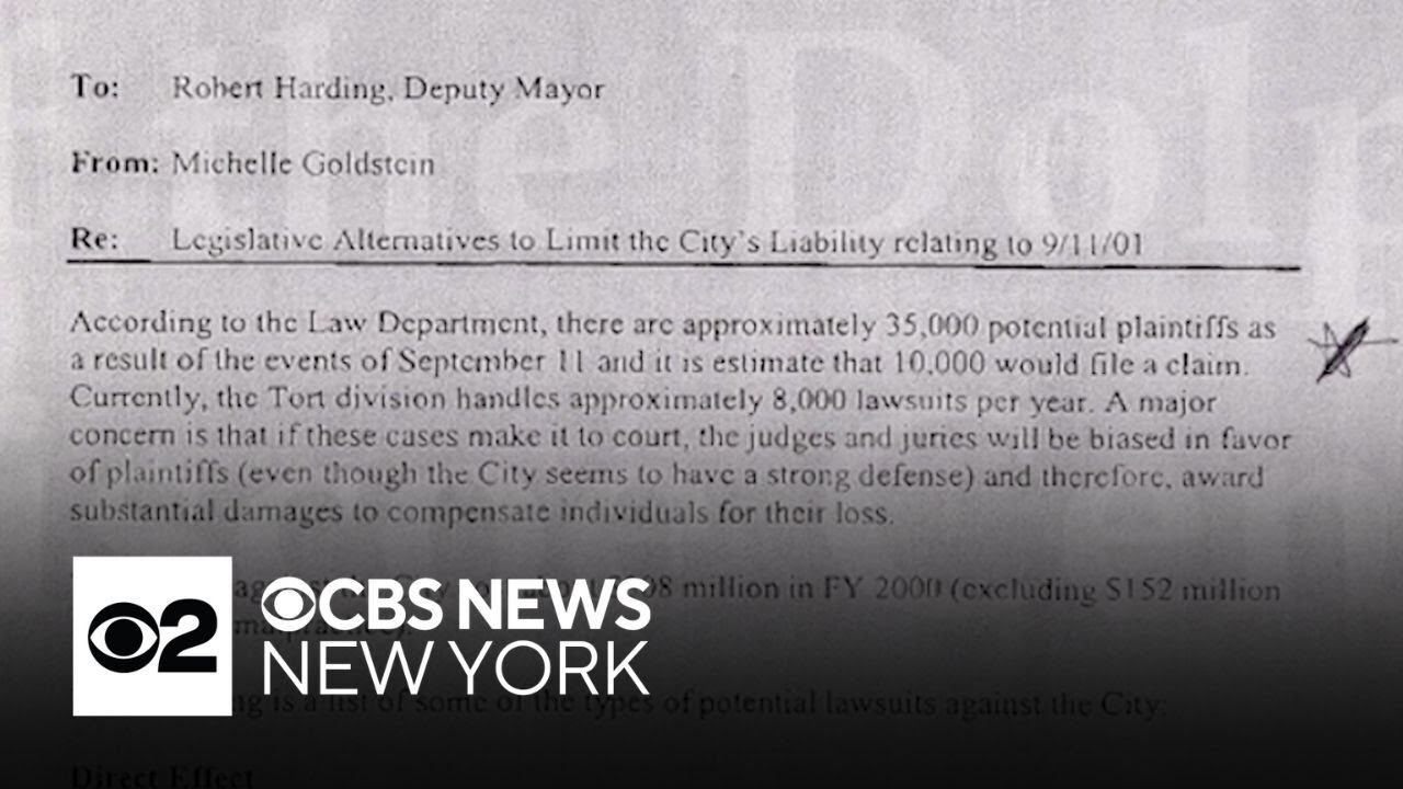 Newly released 9/11 memo reportedly shows NYC's concerns about toxic air