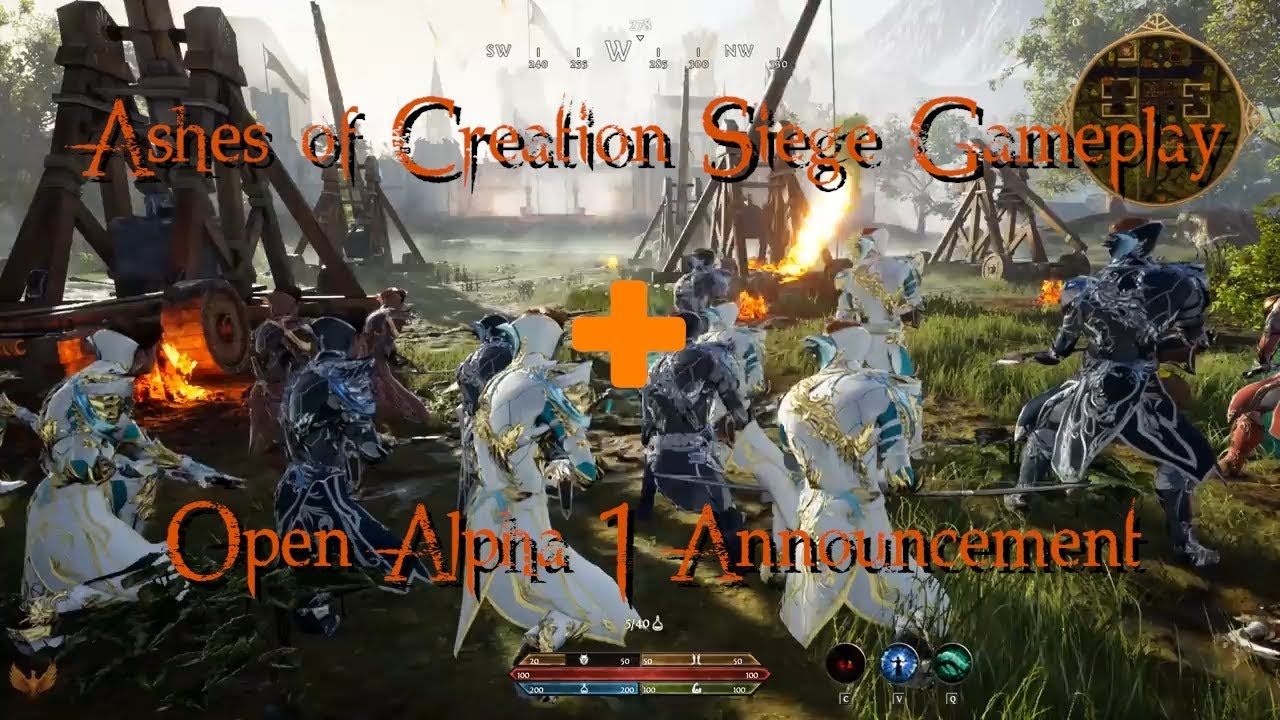 Ashes of Creation - Alpha 1 Siege & Horde trailer + Open Alpha 1 Announcement
