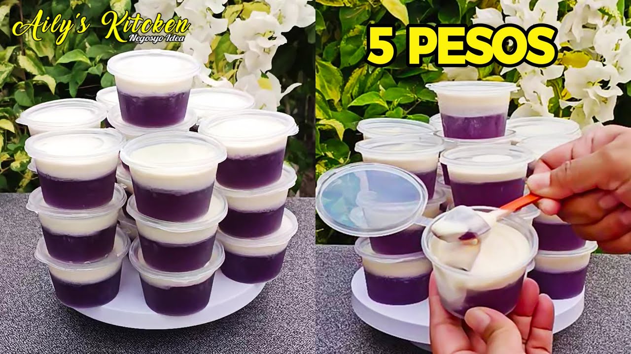 MABENTA MABILI PATOK NA PANGNEGOSYO - UBE JELLY MILK | JELLY CUPS