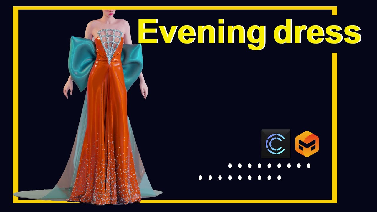 Evening dress in 
