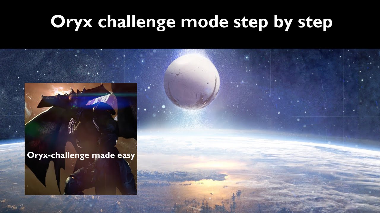 Oryx challenge mode - step by step guide