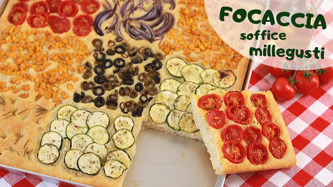 FOCACCIA SOFFICE MILLEGUSTI | alta e soffice | fluffy flat bread | Lorenzo in cucina