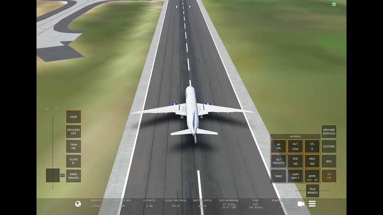 Landing AT YMML airport (INFINITE FLIGHT)