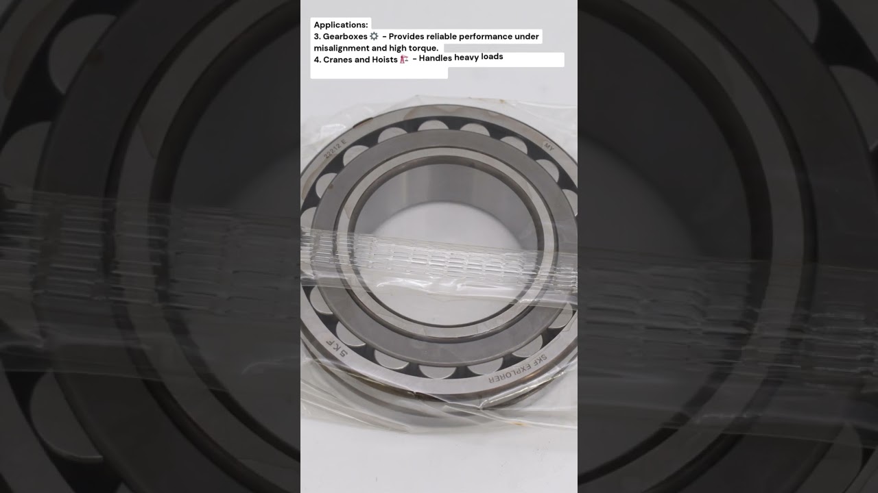 Spherical roller bearing with relubrication features SKF 22212E 60*110*28MM  #rollerbearings